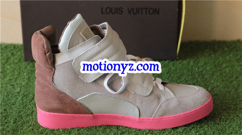 Brand Sneaker High Top Grey Pink